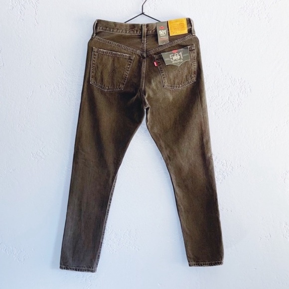 Levis 501 ARITZA SKINNY CROP BLACK MAIL JEANS 26 - Picture 2 of 6